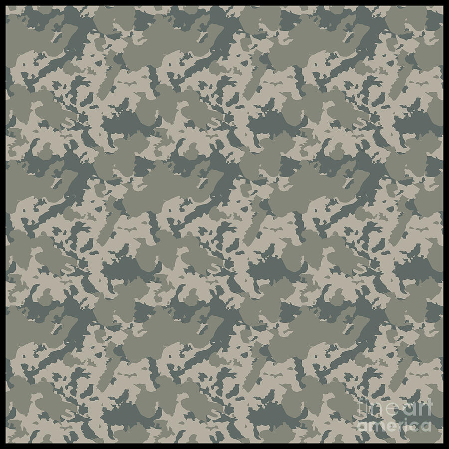 Camouflage Pattern Camo Stealth Hide Military Digital Art by Mister Tee ...