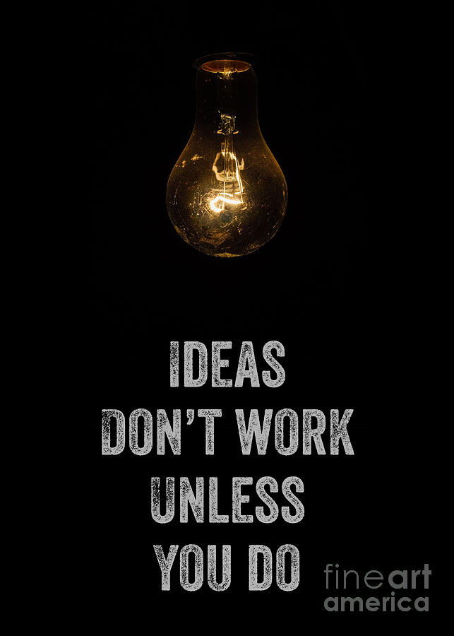 Motivational Quote Digital Art by Word Fandom Pixels