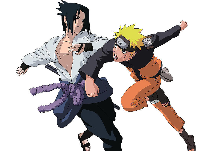 Naruto Naruto Uzumaki Sasuke Uchi Digital Art by Cheadle Bell