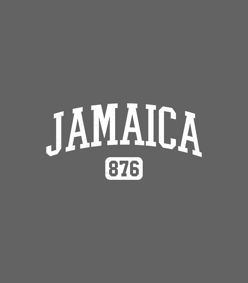 876 Jamaica Country Area Code Jamaican Pride Digital Art by ArloJu