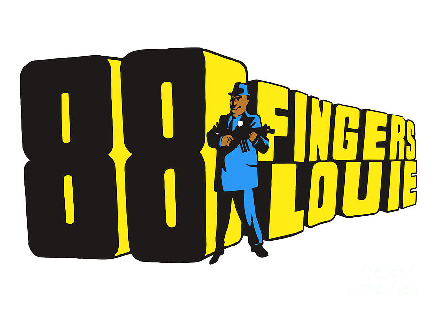 88 Fingers Louie Logo Digital Art by Olivia Lloyd Pixels