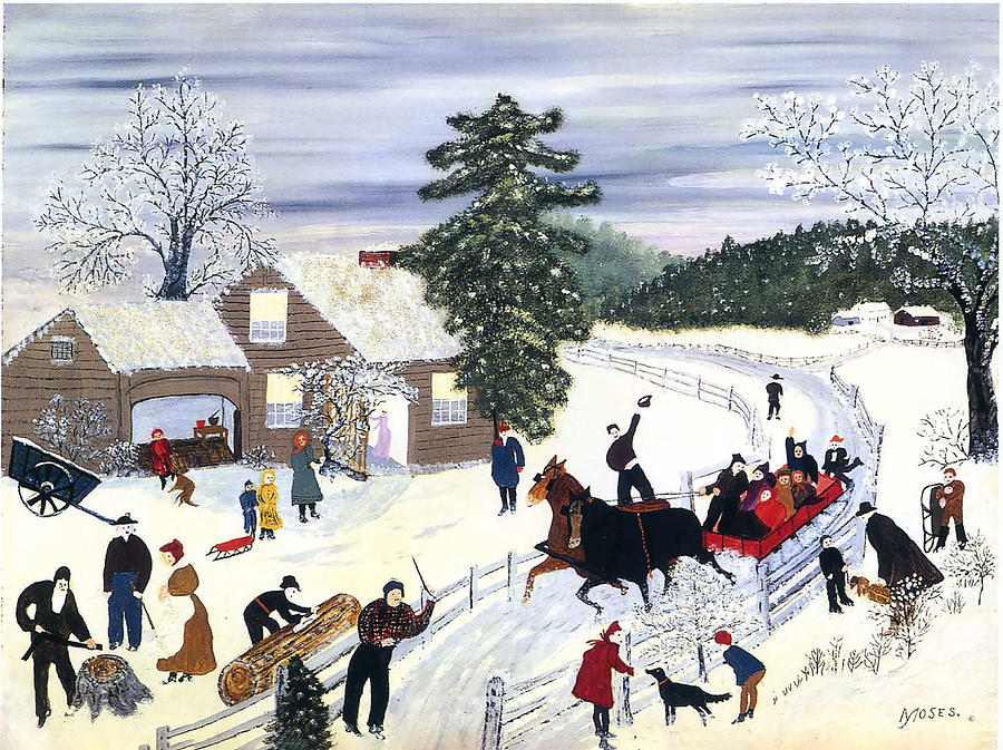 Grandma Moses Painting by Grandma Moses - Fine Art America