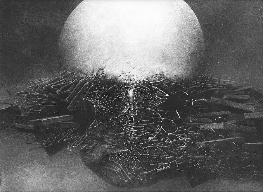Zdzislaw Beksinski Digital Art by Hamza Hamim - Fine Art America