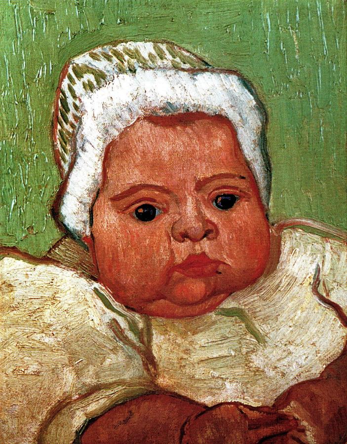 89 Vincent Van Gogh The Baby Marcelle Roulin Painting by Vincent Van ...