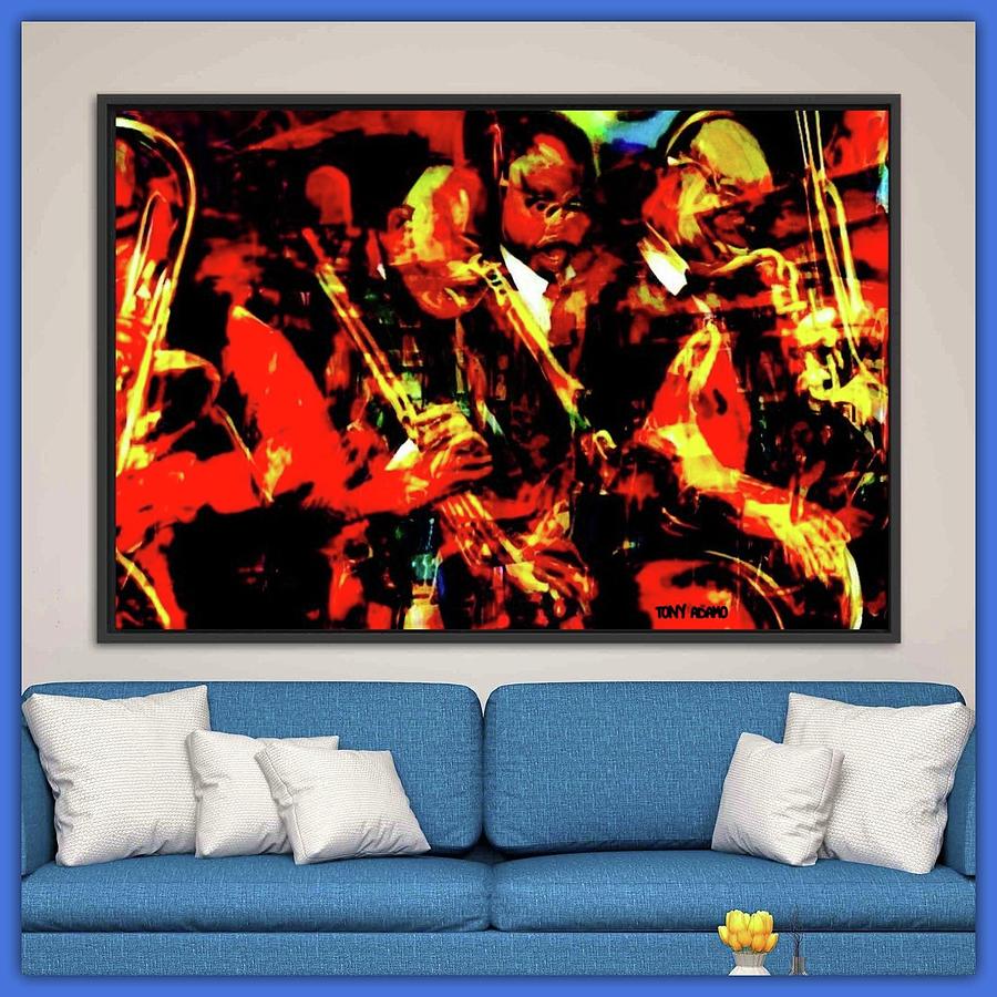 8xn Jazz Digital Art By Tony Adamo Fine Art America