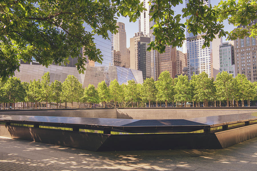 9/11 Memorial Pool Photograph by Ray Devlin