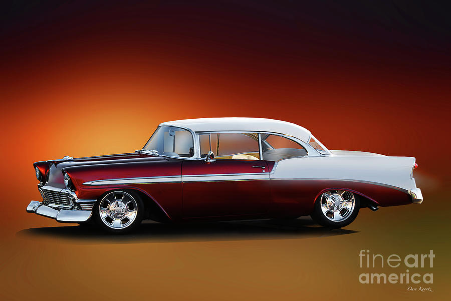 1956 Chevrolet Bel Air #9 Photograph by Dave Koontz