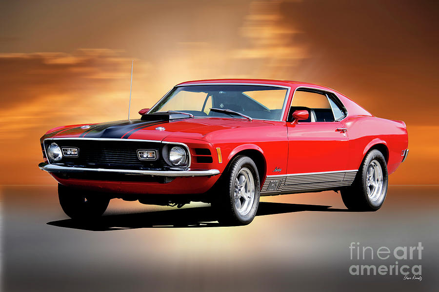 1970 Ford Mustang Mach 1 #9 Photograph by Dave Koontz