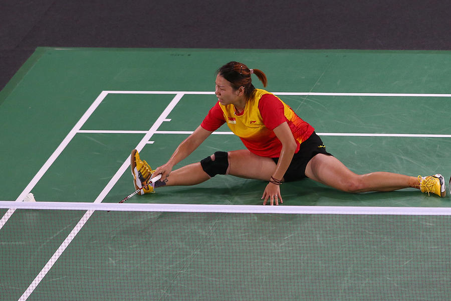 20th Commonwealth Games - Day 9: Badminton #9 Photograph by Mark Kolbe