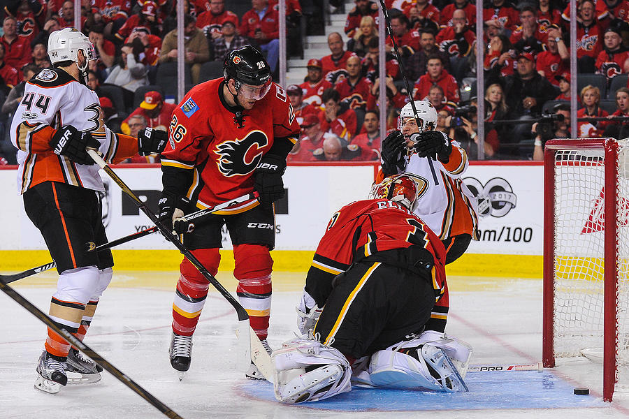 Anaheim Ducks v Calgary Flames - Game Three #9 Photograph by Derek Leung