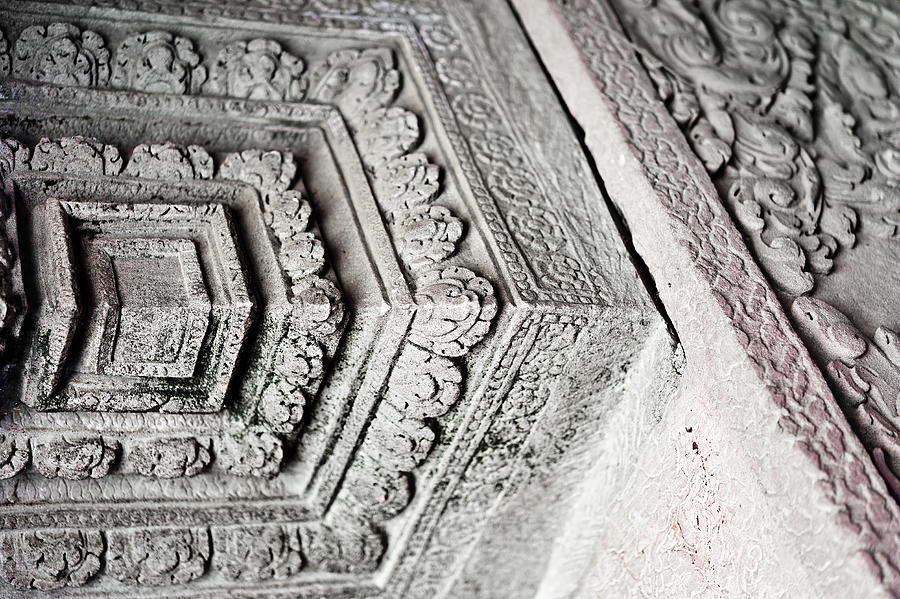 Angkor Wat temple detail. Cambodia #9 Photograph by Lie Yim