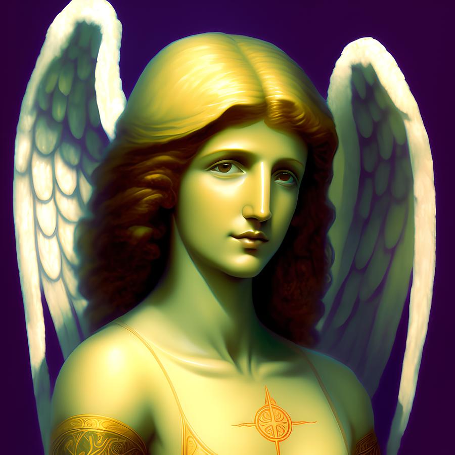 Archangel Raphael - Angel of Miracles and Healing, Generative AI ...