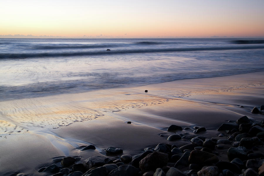 Holiday Photograph - Ballynaclash beach at dawn #9 by Ian Middleton
