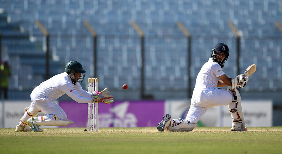 Bangladesh v England - First Test: Day Three #9 Photograph by Gareth Copley