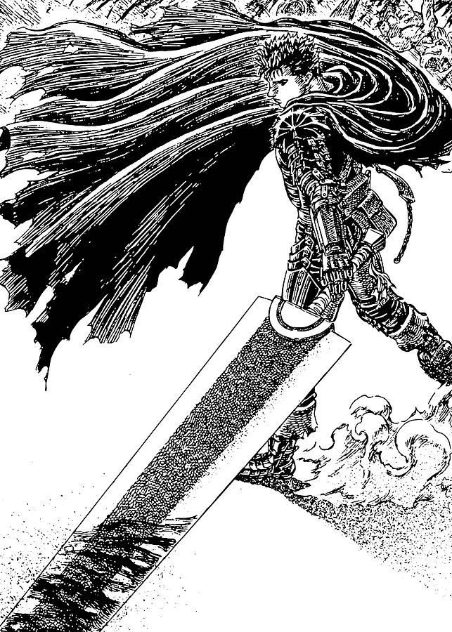 Berserk Guts #9 Digital Art by Anime Manga - Pixels