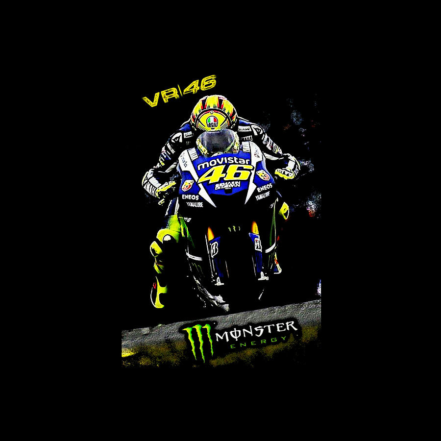 Best Design Valentino Rossi - The Doctor DjayaOfice Moto GP Digital Art ...