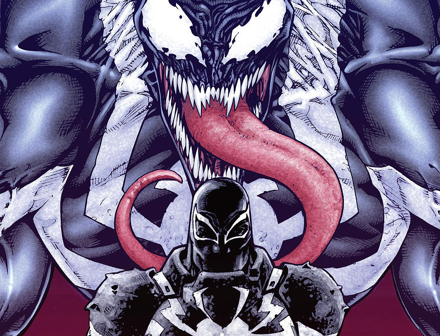 Black Symbiote Drawing by Britt McMorran - Pixels