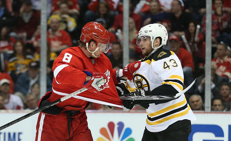 Boston Bruins v Detroit Red Wings - Game Three #9 Photograph by Leon Halip