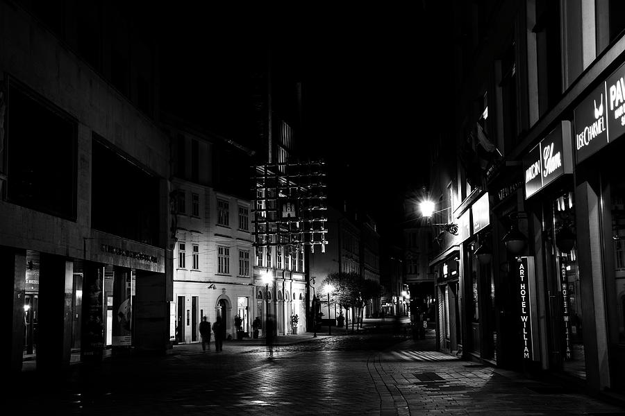 Bratislava at night #9 Photograph by Robert Grac