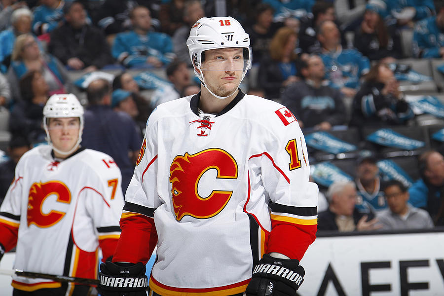 Calgary Flames v San Jose Sharks #9 Photograph by Rocky W. Widner/NHL