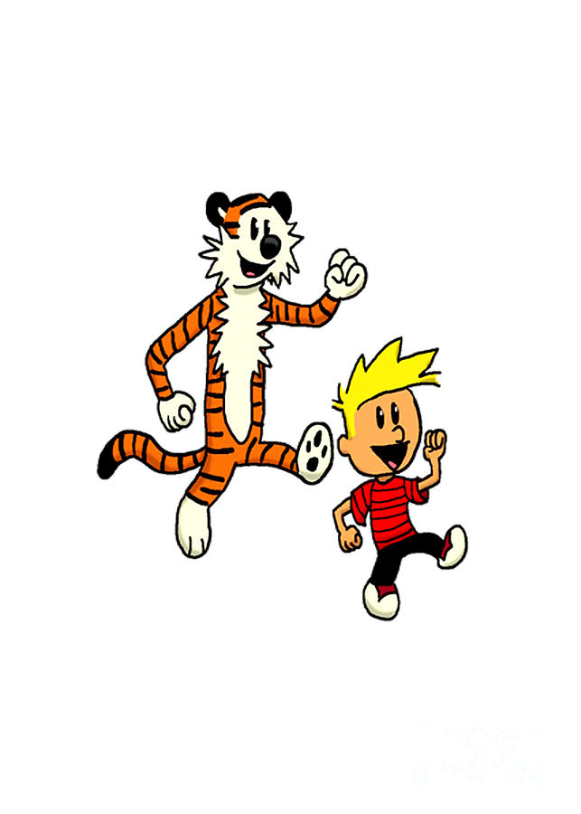 Calvin and Hobbes #9 Digital Art by Rivky Gerung - Fine Art America