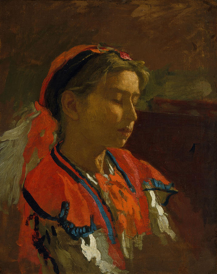 Philadelphia Painting - Carmelita Requena. #9 by Thomas Eakins