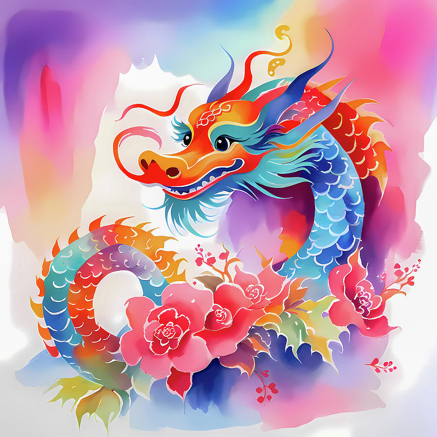 Chinese dragon #7 Digital Art by Viv - Fine Art America