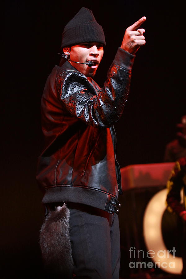 Chris Brown Photograph by Concert Photos Fine Art America