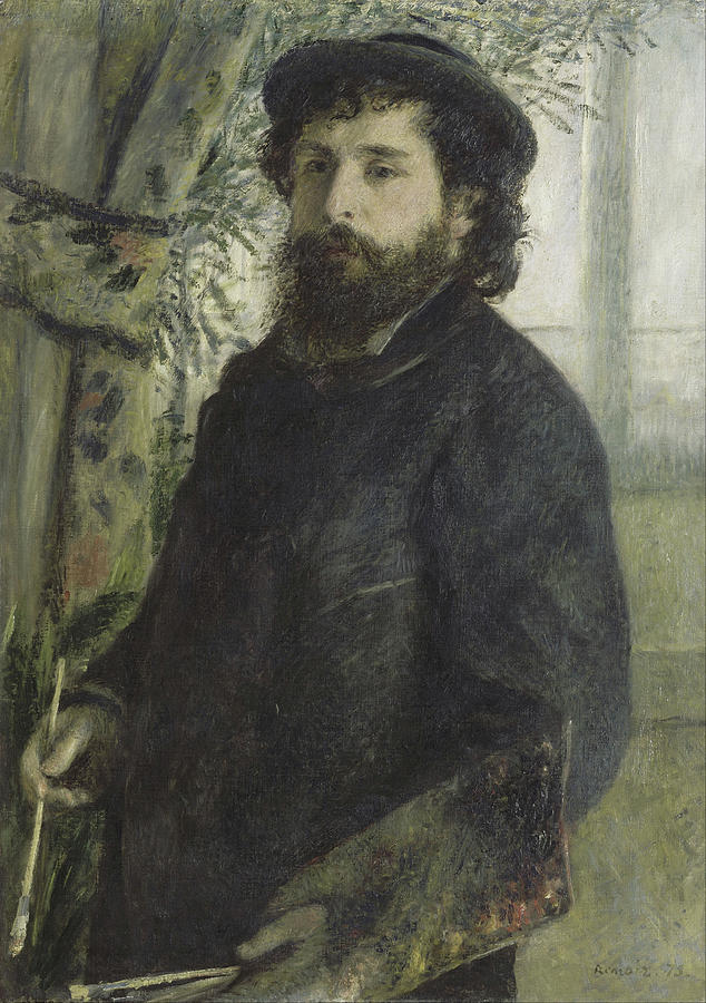 Claude Monet Painting - Claude Monet #9 by Pierre-Auguste Renoir