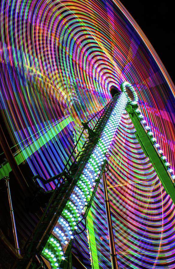 Colorful Ferris Wheel Photograph by Mark Chandler | Fine Art America