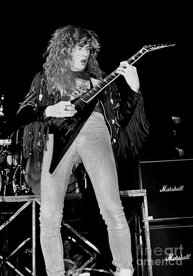Dave Mustaine Megadeth Photograph By Concert Photos Fine Art America