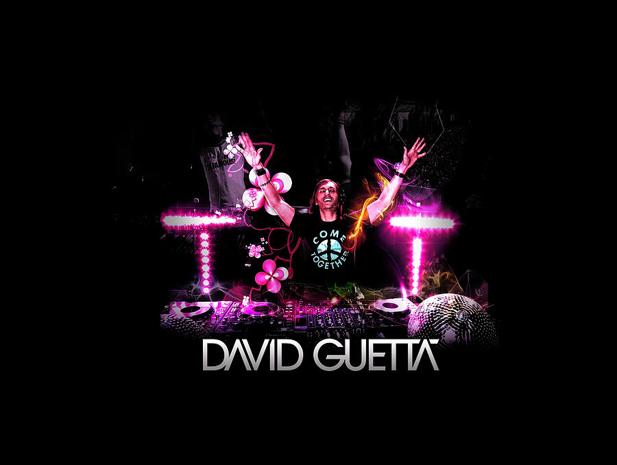 David Guetta Digital Art by Amos Kennedy - Pixels