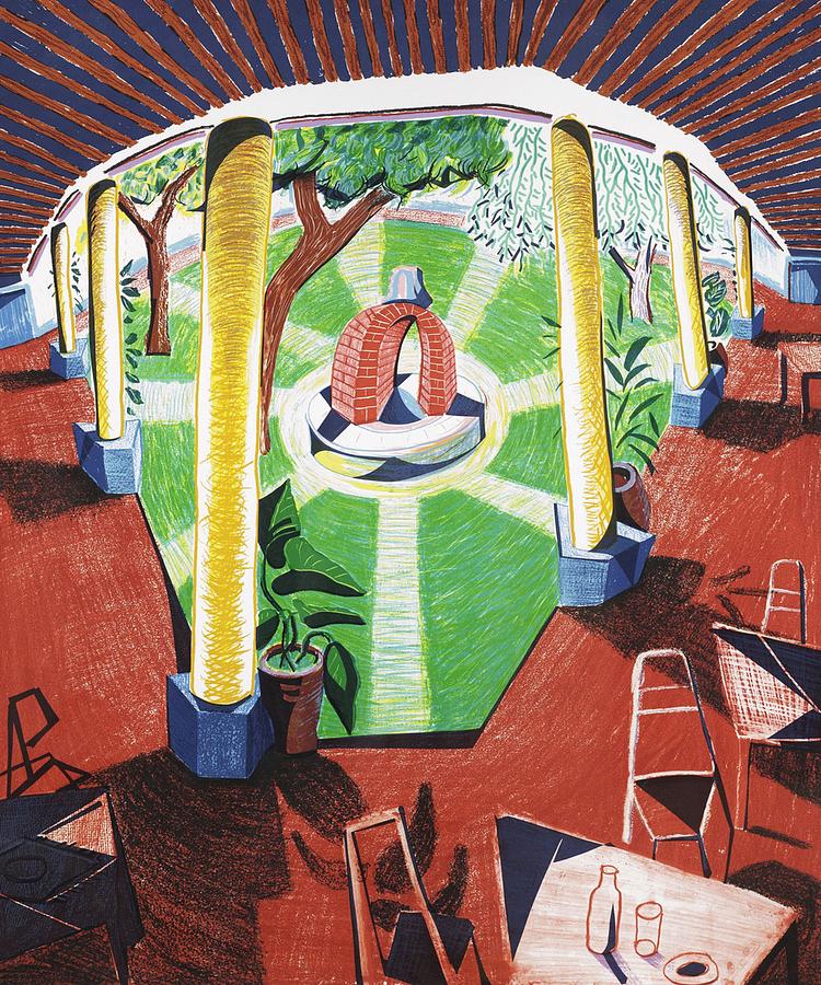 David Hockney Art Painting by Mouhcine Najimi Pixels