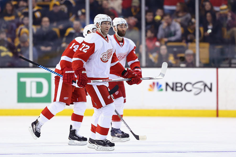 Detroit Red Wings v Boston Bruins #9 Photograph by Maddie Meyer
