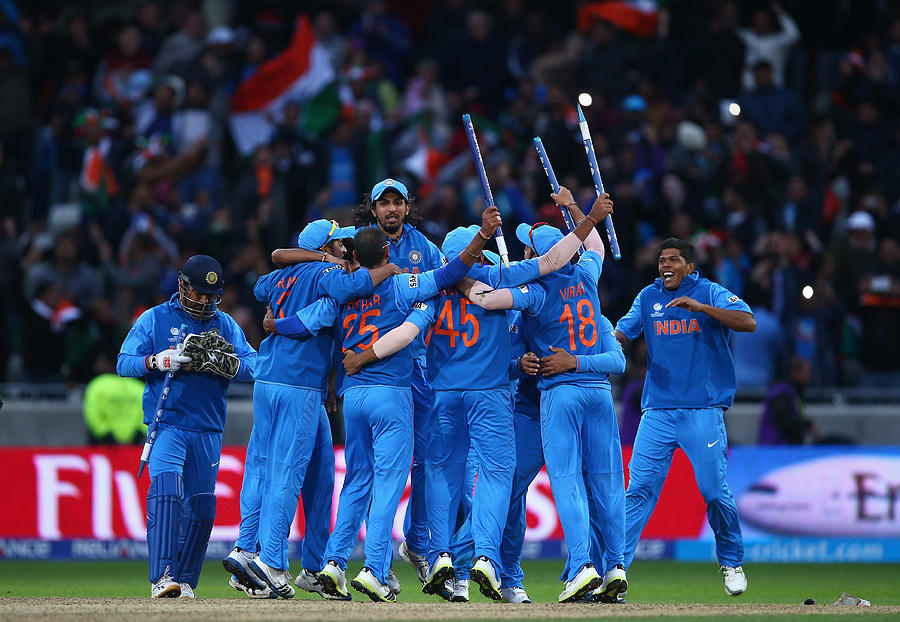 England v India: Final - ICC Champions Trophy #9 Photograph by Paul Gilham