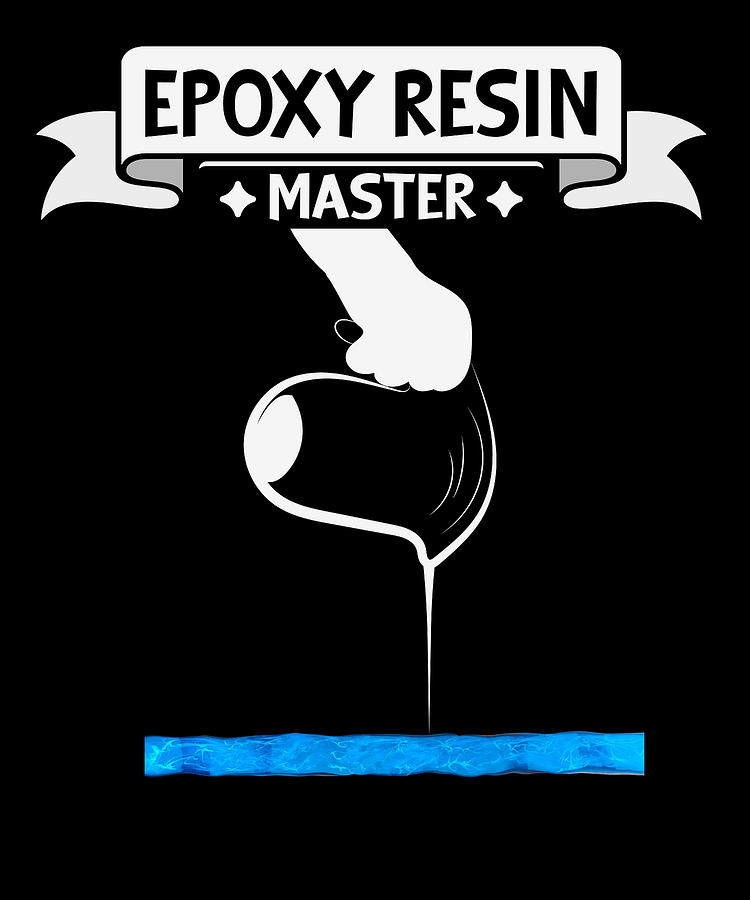 Epoxy Resin Digital Art - Epoxy Resin Whisperer River Table Art #9 by Toms Tee Store