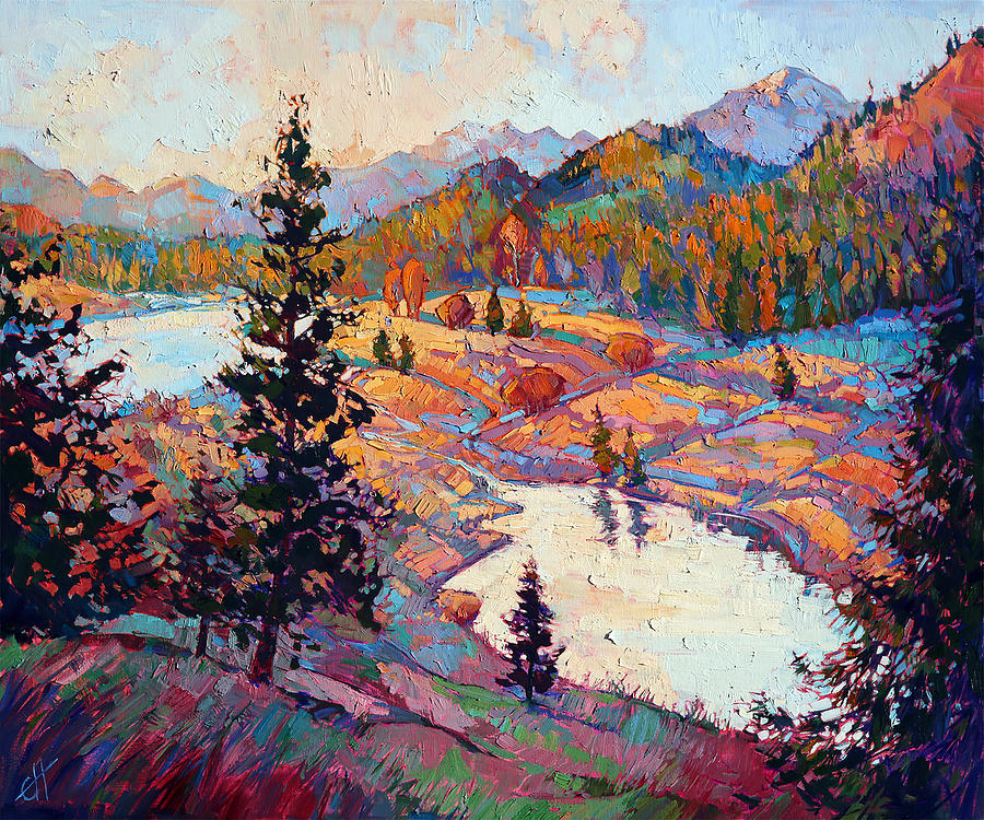 Erin Hanson Painting by Henri Karimi - Fine Art America