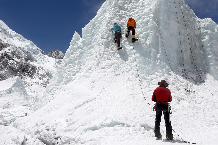 Everest Mountaineers - Nepal #9 Photograph by Jason Maehl