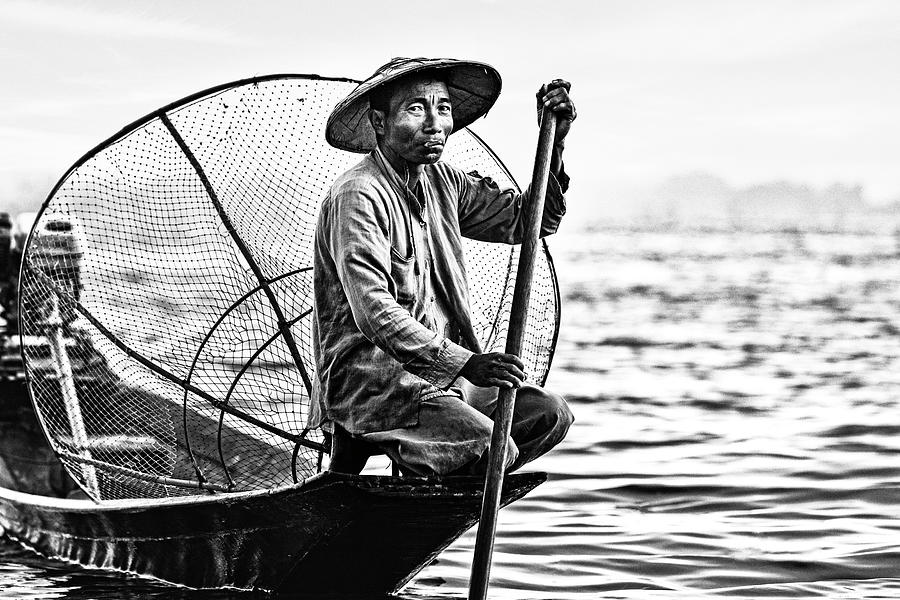 Fisherman Inle Lake - Myanmar #9 Photograph by Joana Kruse