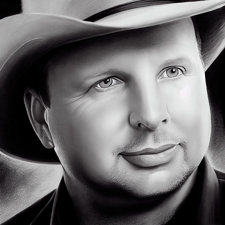 Garth Brooks Art Digital Art By Tim Hill - Fine Art America