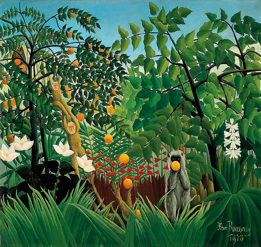 Henri Rousseau Painting by Issam Lachtioui - Fine Art America