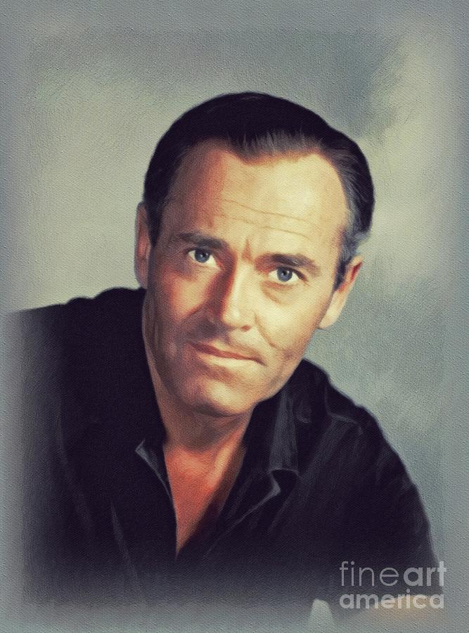 Henry Fonda, Hollywood Legend Painting by Esoterica Art Agency - Fine ...
