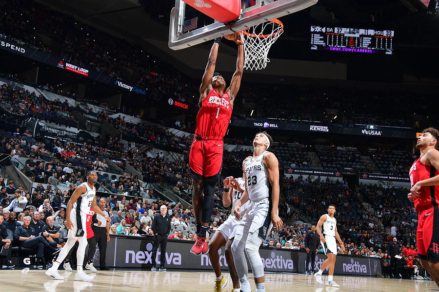 Houston Rockets v San Antonio Spurs #9 Photograph by Michael Gonzales