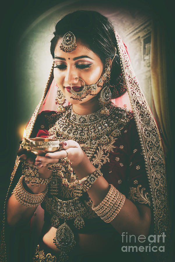 Indian Bride #9 Photograph by Kiran Joshi