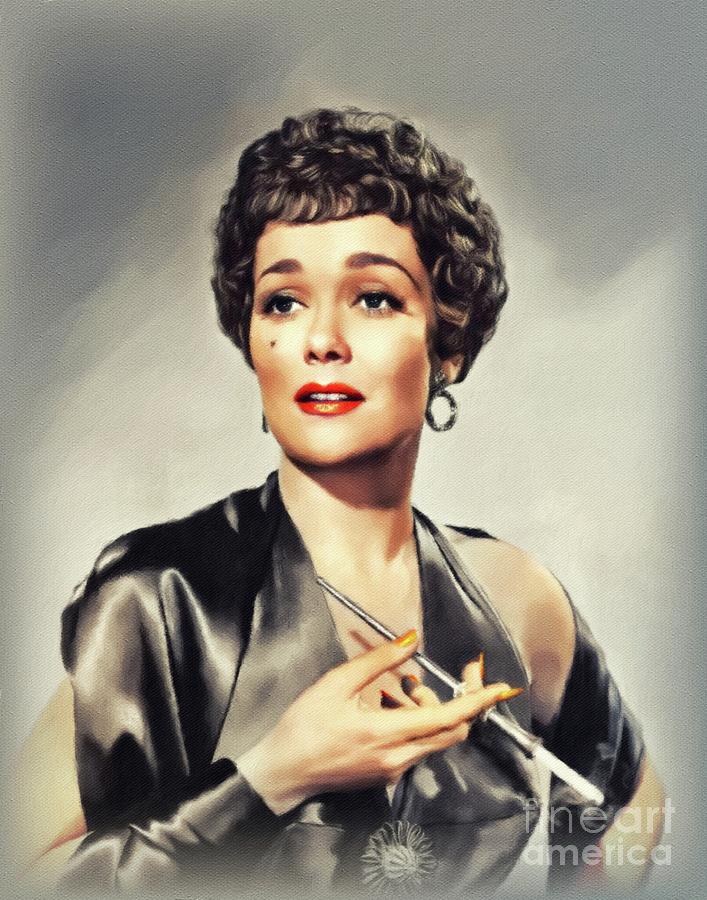 Jane Wyman, Vintage Actress #9 Painting by Esoterica Art Agency