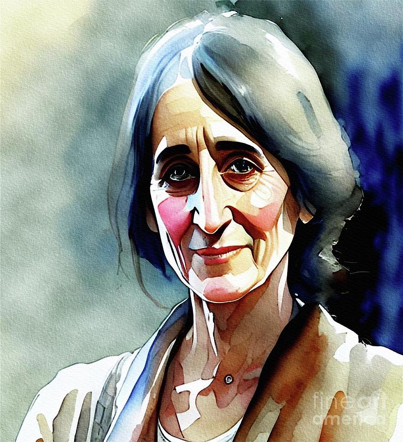 Joan Baez, Music Legend Painting by John Springfield - Fine Art America