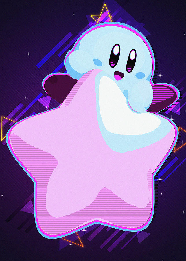 Kirby Digital Art By Yoyo Di