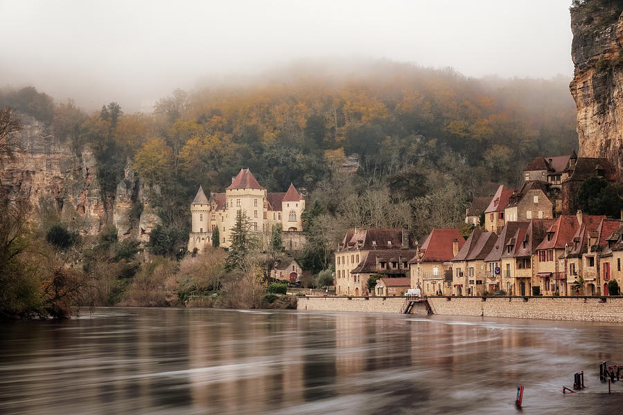 La Roque-Gageac on the the Dordogne river #9 Photograph by Jon Ingall ...