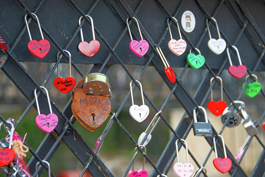 Love Lock Bridge Savannah, 9 Photograph by William Reagan