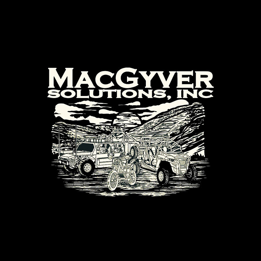 Macgyver Digital Art By Inered Dyernes Fine Art America